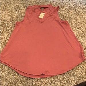 Tank with mock neck